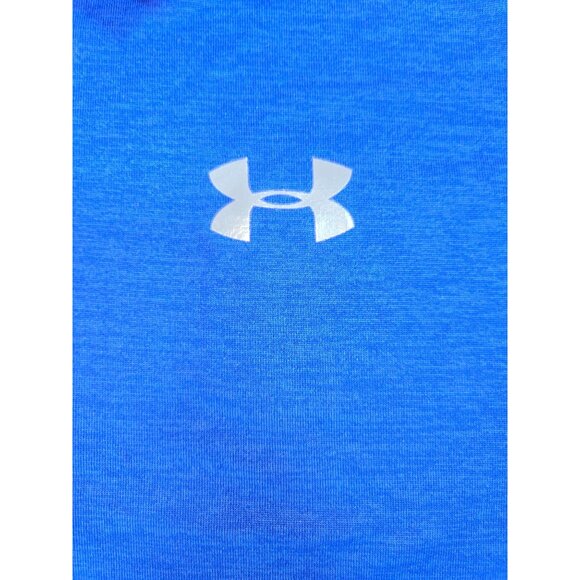 Under Armour Mens 2XL Long Sleeve Blue Quarter-Zip Pullover - Picture 7 of 8